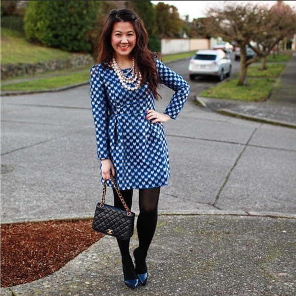 Beautiful Blue Heart Dress - Picture 1 of 1